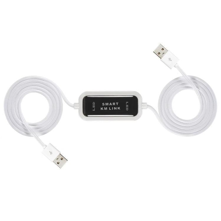 Lisslune | High Speed USB 2.0 Smart KM Link Cable, Share Keyboard & Mouse from PC to PC, Plug and Play, Length: 165cm
