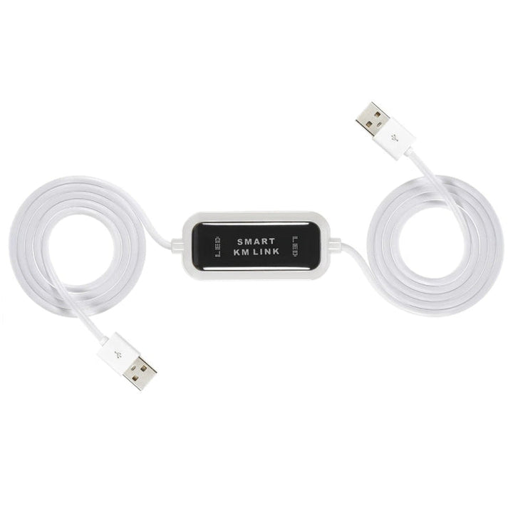 Lisslune | High Speed USB 2.0 Smart KM Link Cable, Share Keyboard & Mouse from PC to PC, Plug and Play, Length: 165cm