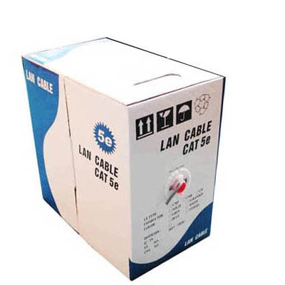 Lisslune | LAN cable (CAT5E data cable), copper-coated aluminum (CCA), copper-coated steel (CCS), length: 305m, diameter: 0.5mm