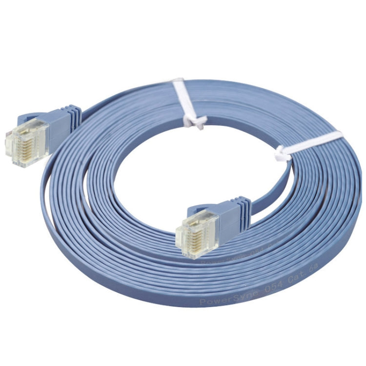 Lisslune | CAT6 Ultra-slim Flat Ethernet Network LAN Cable, Length: 50m (Blue)