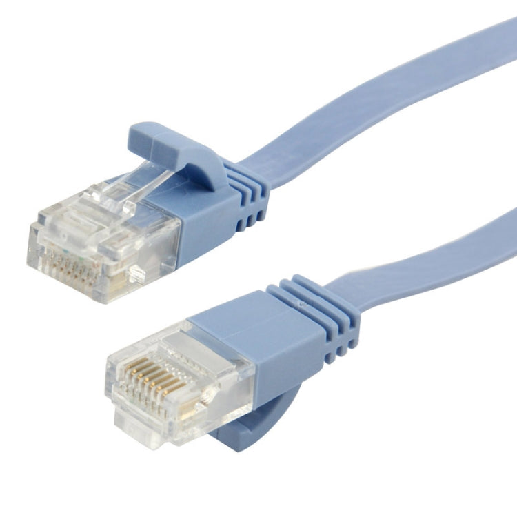 Lisslune | CAT6 Ultra-slim Flat Ethernet Network LAN Cable, Length: 50m (Blue)