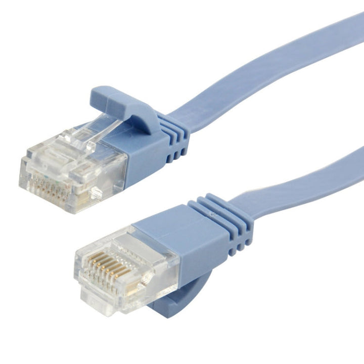 Lisslune | CAT6 Ultra-slim Flat Ethernet Network LAN Cable, Length: 50m (Blue)