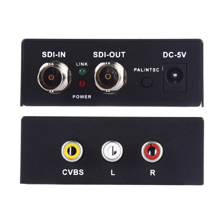 Lisslune | NF-F001 3G SDI to AV + SDI scaler converter, enables SD-SDI / HD-SDI / 3G-SDI to be displayed on HDTV