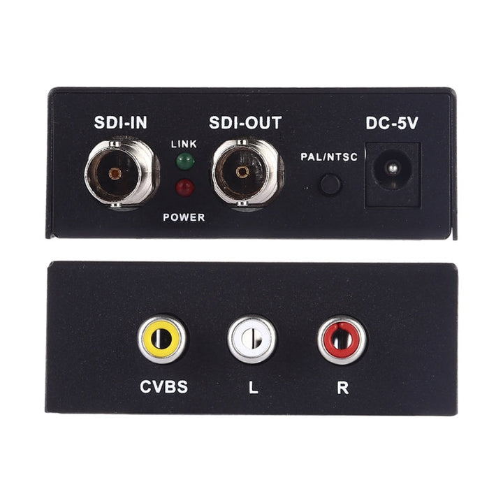 Lisslune | NF-F001 3G SDI to AV + SDI scaler converter, enables SD-SDI / HD-SDI / 3G-SDI to be displayed on HDTV