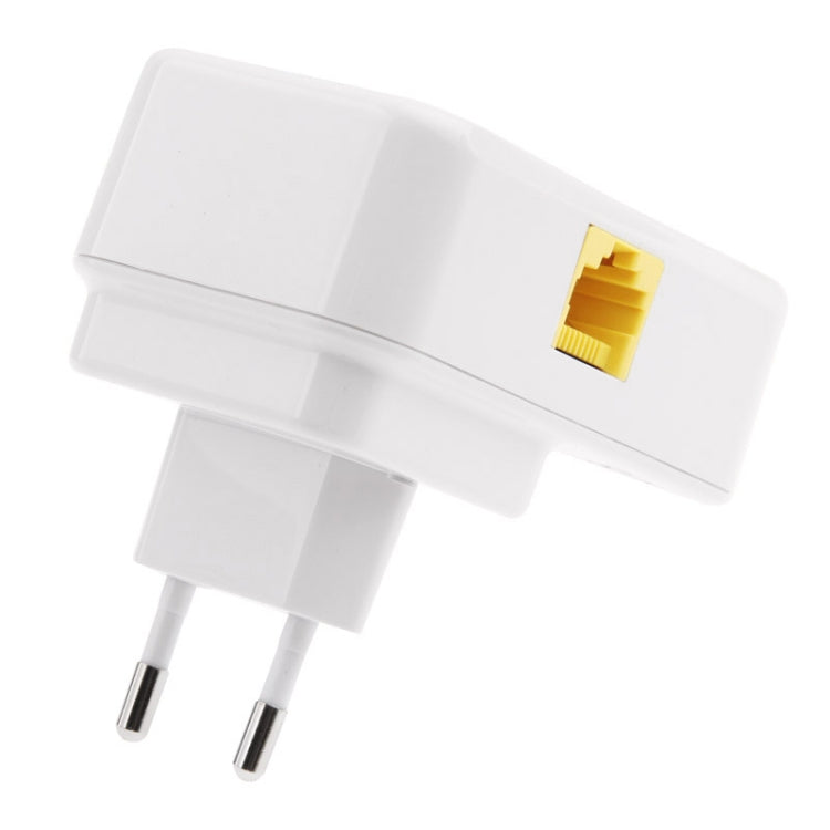 Lisslune | 2 PCS 500Mbps Powerline Network Mini Homeplug AV Ethernet Bridge, 7HP150, EU Plug (White)