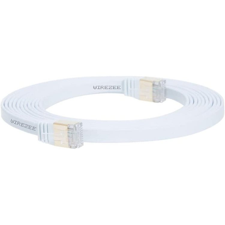 Lisslune | Gold-plated Head CAT7 High-Speed 10Gbps Ultra-thin Flat Ethernet RJ45 Network LAN Cable (30m)