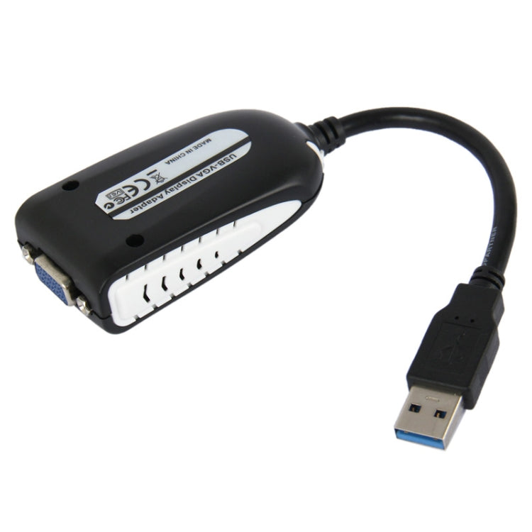 Lisslune | USB 3.0 to VGA Display Adapter, Resolution: 1920 x 1080 (Black)