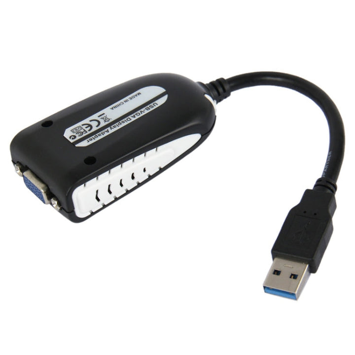 Lisslune | USB 3.0 to VGA Display Adapter, Resolution: 1920 x 1080 (Black)