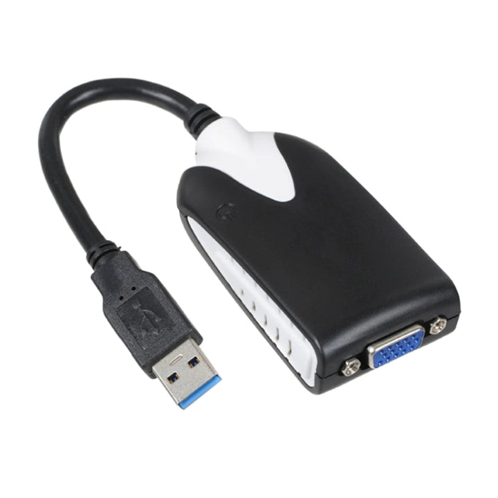 Lisslune | USB 3.0 to VGA Display Adapter, Resolution: 1920 x 1080 (Black)
