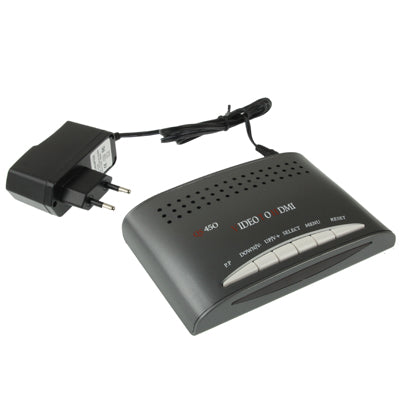 Lisslune | RCA Composite Video & S-Video to HDMI Converter, supports Full HD 1080P
