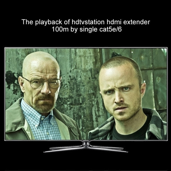 Lisslune | HDMI Extender over a single UTP CAT5e/6 cable, transmission distance: 100m