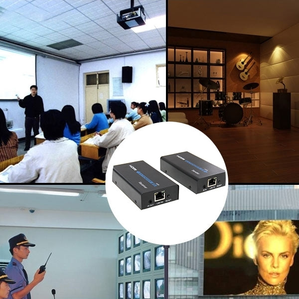 Lisslune | HDMI Extender over a single UTP CAT5e/6 cable, transmission distance: 100m