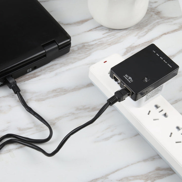 Lisslune | 300Mbps Wireless-N Mini Router, support AP / Client / Router / Bridge / Repeater operation modes, signal random delivery