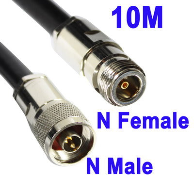 Lisslune | N Female to N Male WiFi Extension Cable, Cable Length: 10M