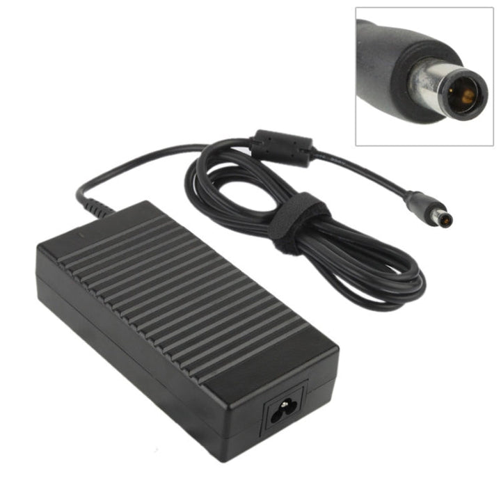 Lisslune | AC adapter 19V 9.5A for HP Networking, output tips: 7.4mm x 5.0mm (Black)