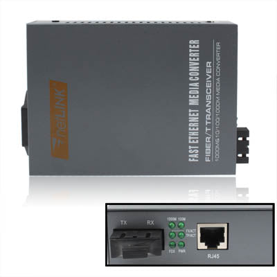 Lisslune | 10/100/1000M Multimode Gigabit Adaptive Optical Transceiver