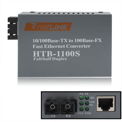 Lisslune | Single-Mode Fast Ethernet Fiber Optic Transceiver