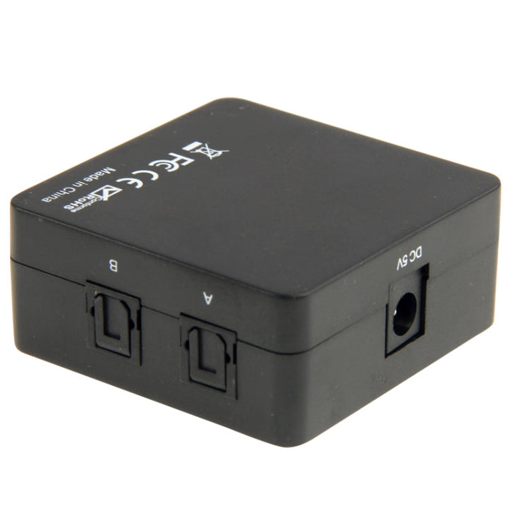 Lisslune | SPDIF / TOSLINK power adapter Digital Optical Audio Splitter Amplifier 1x3 Supports 5.1