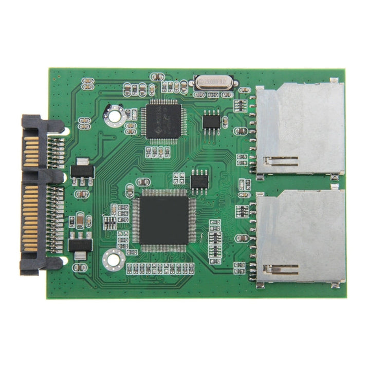 Lisslune | Dual SD card to 22 pin SATA adapter converter card
