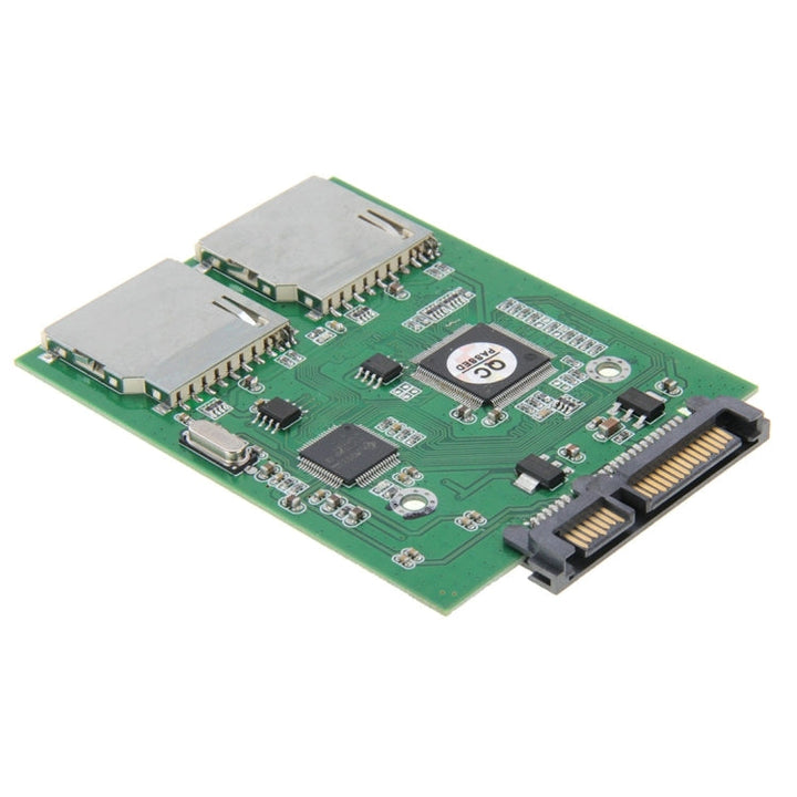 Lisslune | Dual SD card to 22 pin SATA adapter converter card