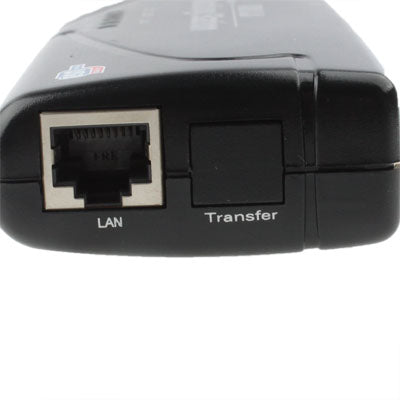 Lisslune | Hi-speed USB 2.0 Docking Station with 8 Ports (2xUSB 2.0 + PS2 Mouse + PS2 Keyboard + RS232 + DB25 + LAN + Upstream), Black