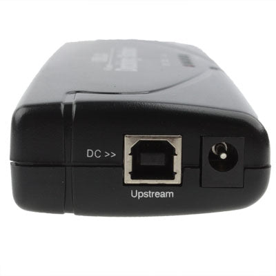 Lisslune | Hi-speed USB 2.0 Docking Station with 8 Ports (2xUSB 2.0 + PS2 Mouse + PS2 Keyboard + RS232 + DB25 + LAN + Upstream), Black