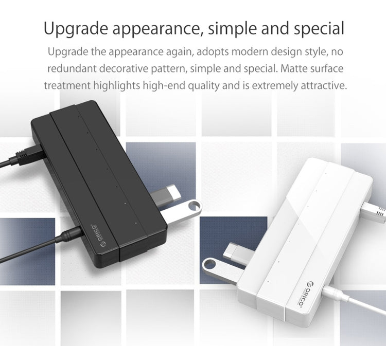 Lisslune | Orico H7928-U2-V1 Desktop 7 Ports USB 2.0 HUB with power adapter (Black)