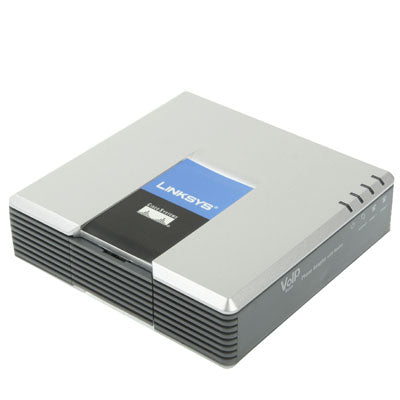 Lisslune | Unlocked LINKSYS SPA2102 VOIP PSTN telephone adapter with 2x FXS + WAN port