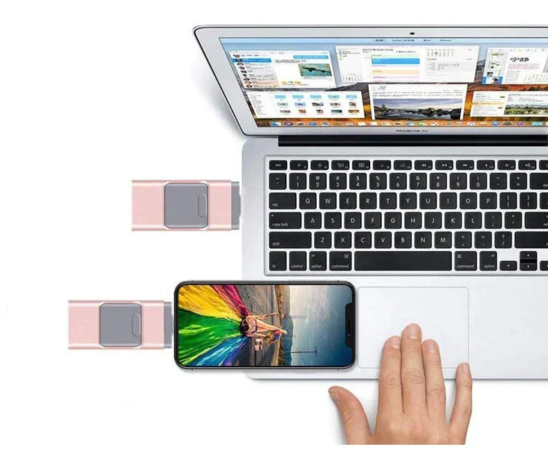 Lisslune | DataFlex 4-in-1 Memory Stick – USB Storage for Phone, Tablet and PC