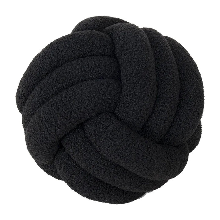 Lisslune | Throw Pillow - Cozy - Hand-knotted Ball - Sheepskin