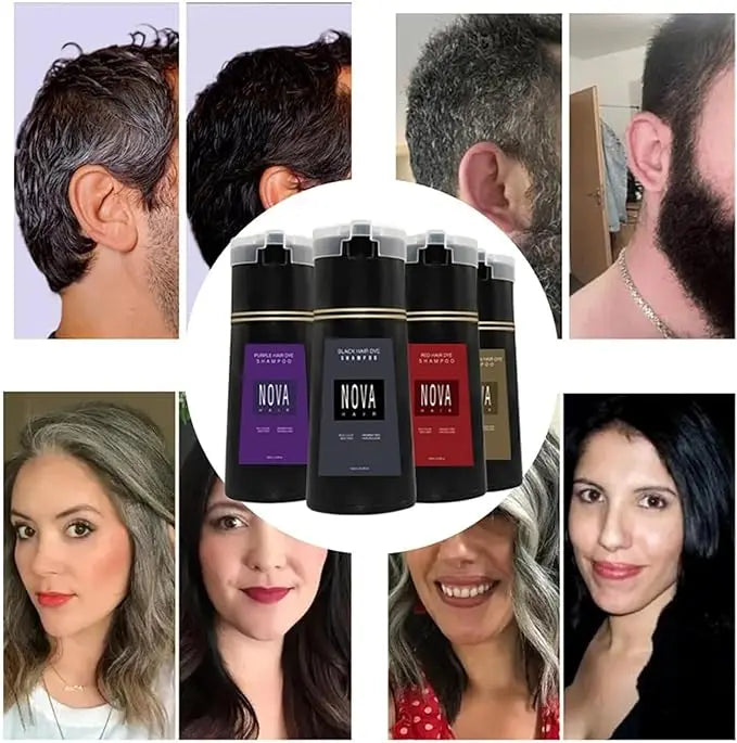 Lisslune | NovaHair Instant Dye Shampoo – Quick color refresh for your hair
