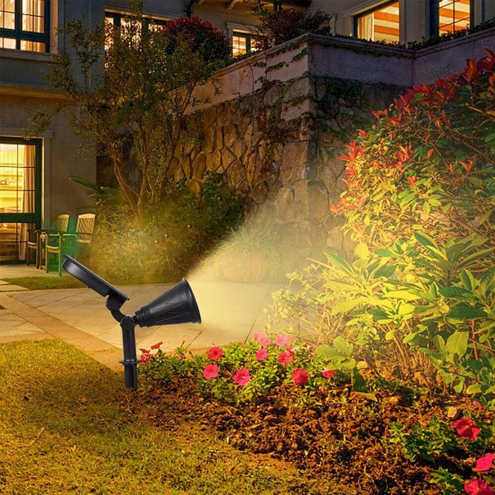 Lisslune | SolarBeam Outdoor Solar Spotlight with Stake for Landscaping