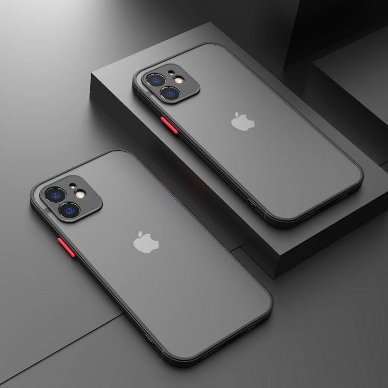 Lisslune | Matt transparent silicone protective case for iPhone