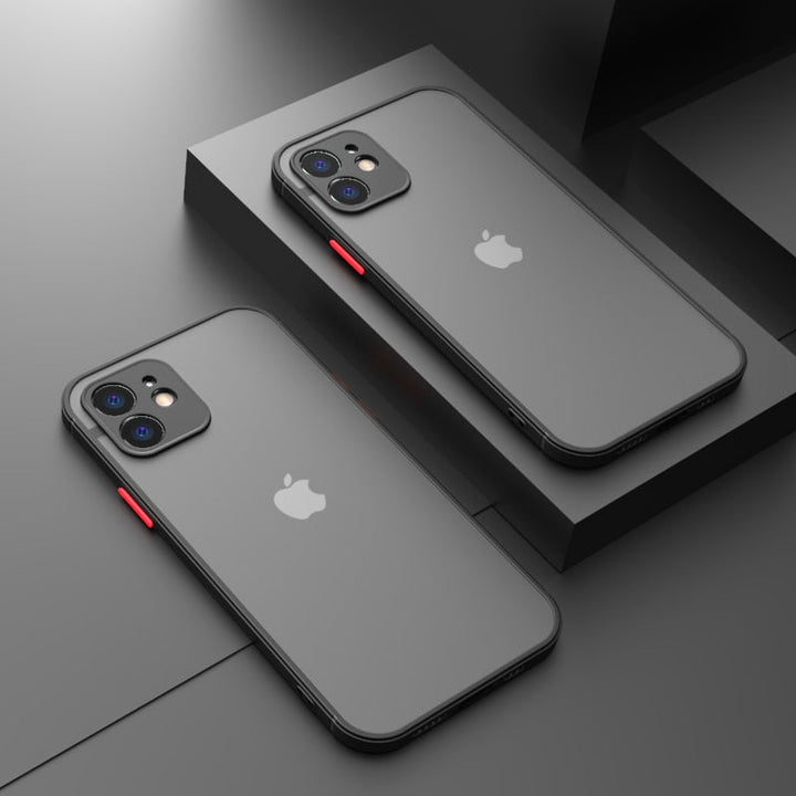 Lisslune | Matt transparent silicone protective case for iPhone