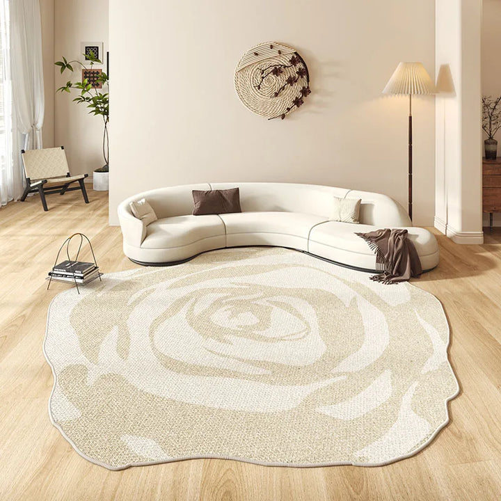Rynx | Art carpet irregular living room rug non-slip bedroom carpets easy care large area rug easy storage rugs minimalist rug