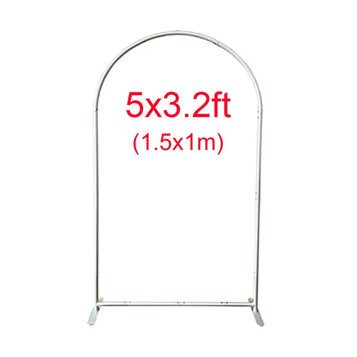 Rynx | 2M Metal balloon arch background stand birthday balloons party backdrop covers photo shoot double-sided elastic fabric background
