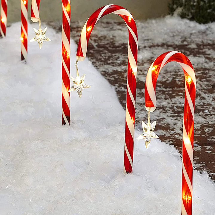 Lisslune | Candy Cane Lane LED Solar Lamp