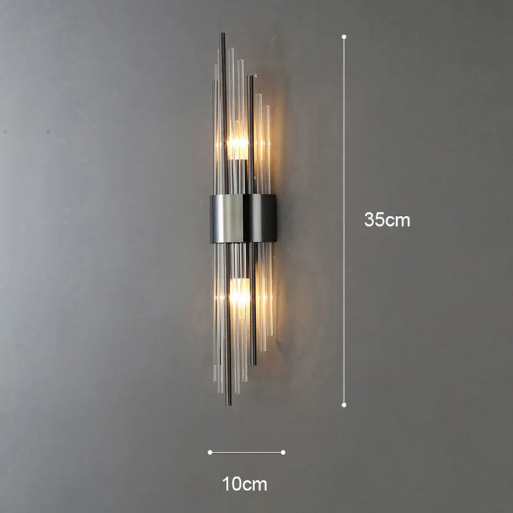 Lisslune | GoldenLuxe Elegant LED Wall Lamp | Luxurious Design in Gold | Stylish Wall Lighting