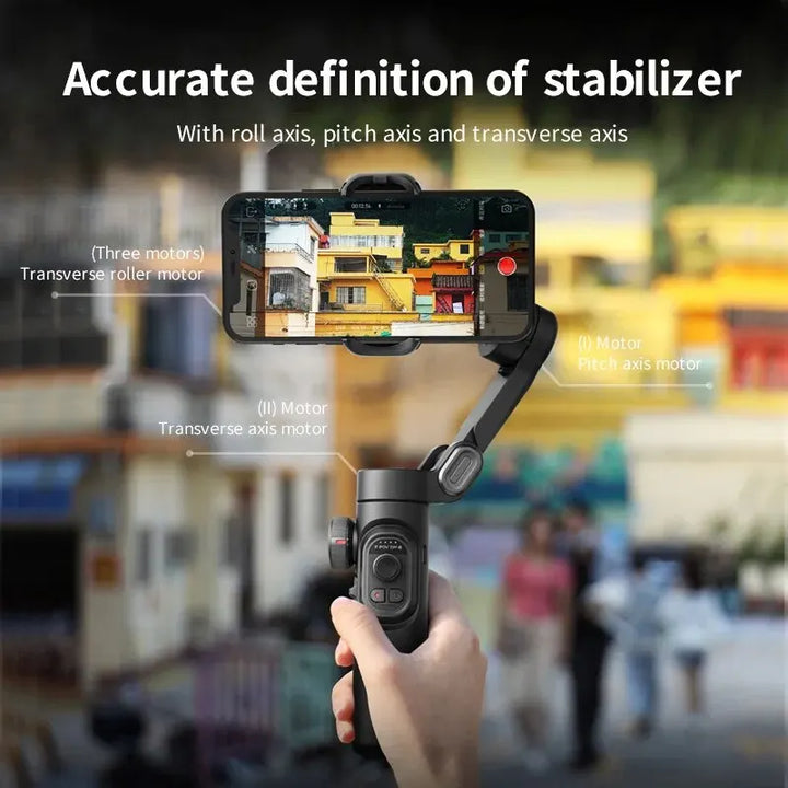 Lisslune | 3-Axis Smartphone Gimbal Stabiliser with AI Tracking & Face Detection – Alvion