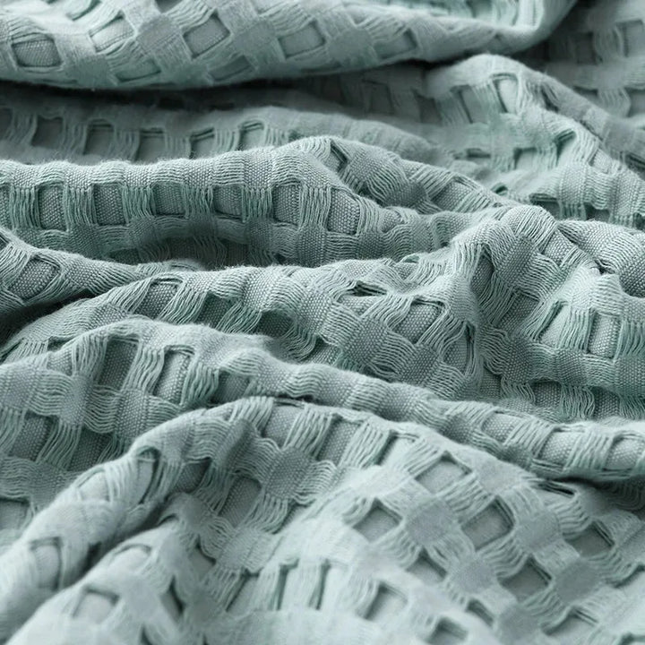 Rynx | Japanese Style Blanket Solid Color Towel Quilt Knitted Blanket Climate Blanket Office Sleep Climate Blanket