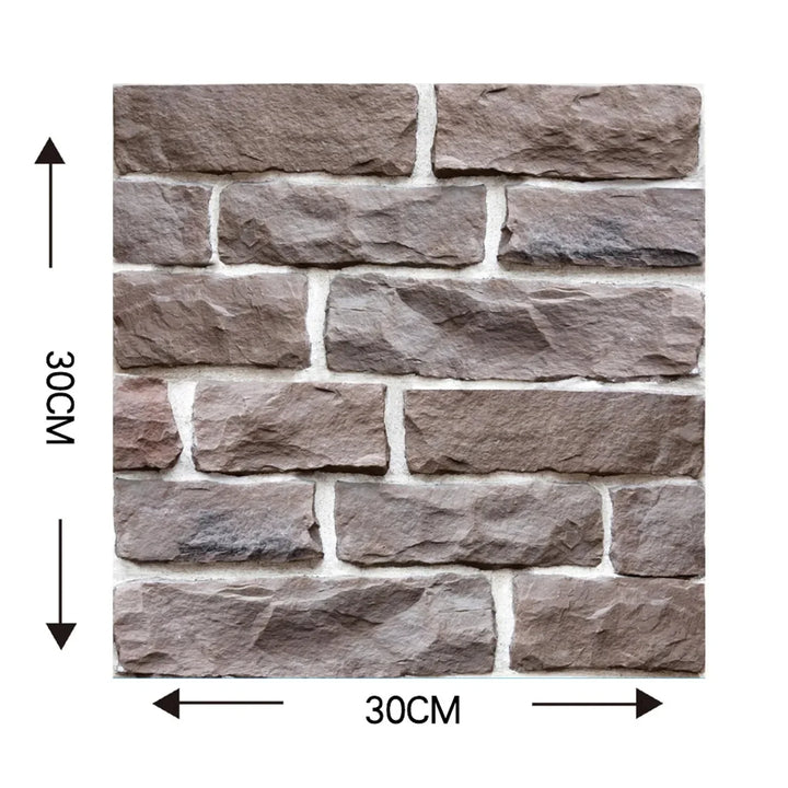 Lisslune | 3D Wall Brick Pattern Decal