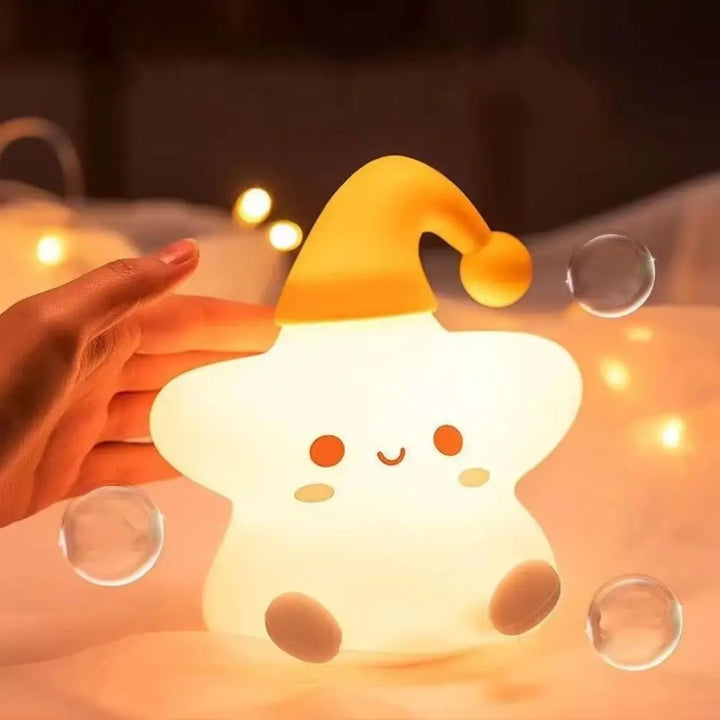 Lisslune | Happy Little Star LED Silicone Night Lamp