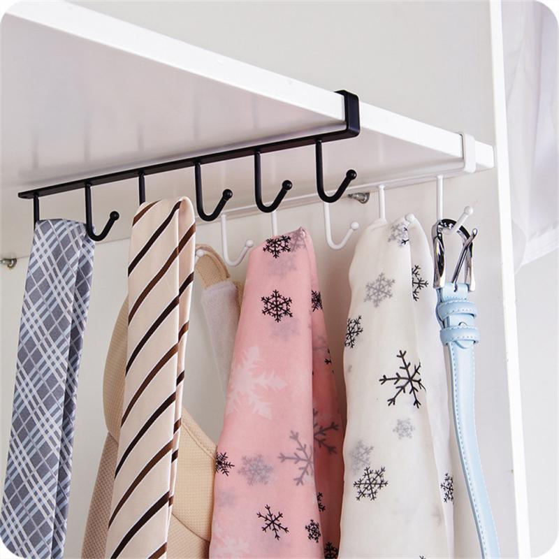 Lisslune | Multifunctional Cabinet 6 Hooks Kitchen Organizer