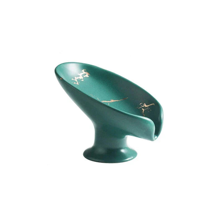 Lisslune | LuxeLeaf - Elegant leaf-shaped soap dish for the bathroom