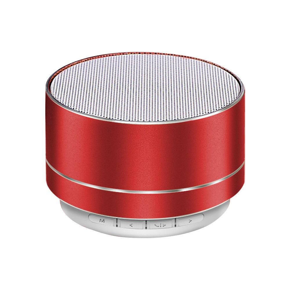 Lisslune | Compact Steel Gun Mini Bluetooth Speaker - Powerful Portable Subwoofer with Wireless Audio Transmission and Hands-Free Function