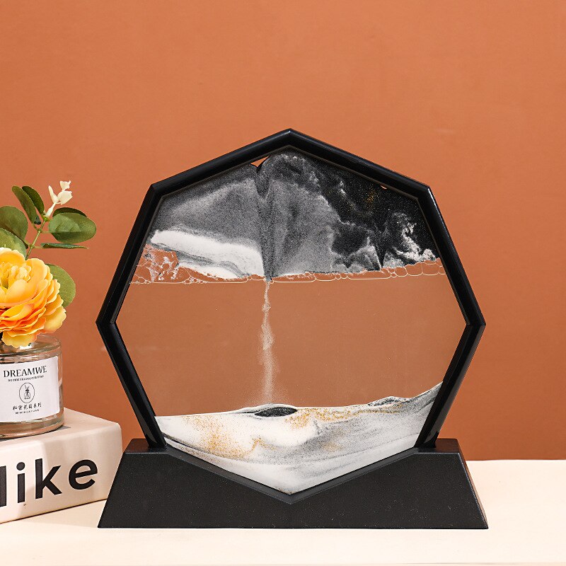 Lisslune | Deep Sea Flowing Hexagon Sand Decor