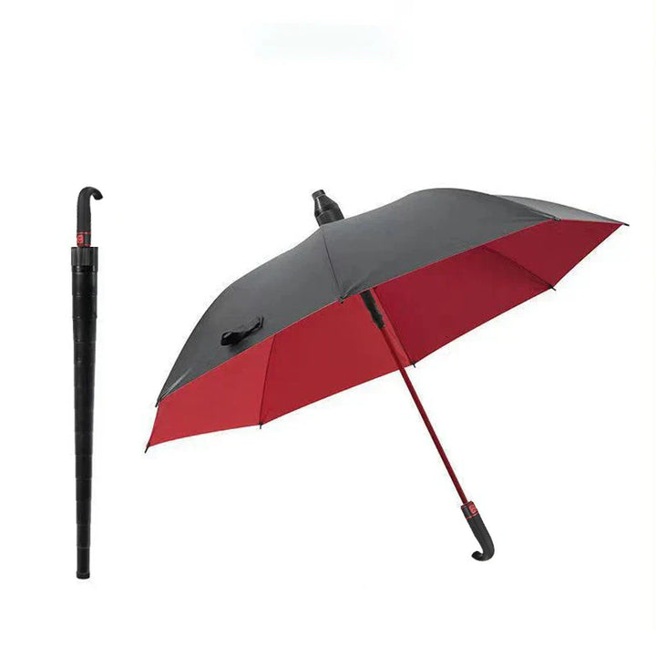 Lisslune | StormShield Heavy-Duty Windproof Umbrella with Curved Handle