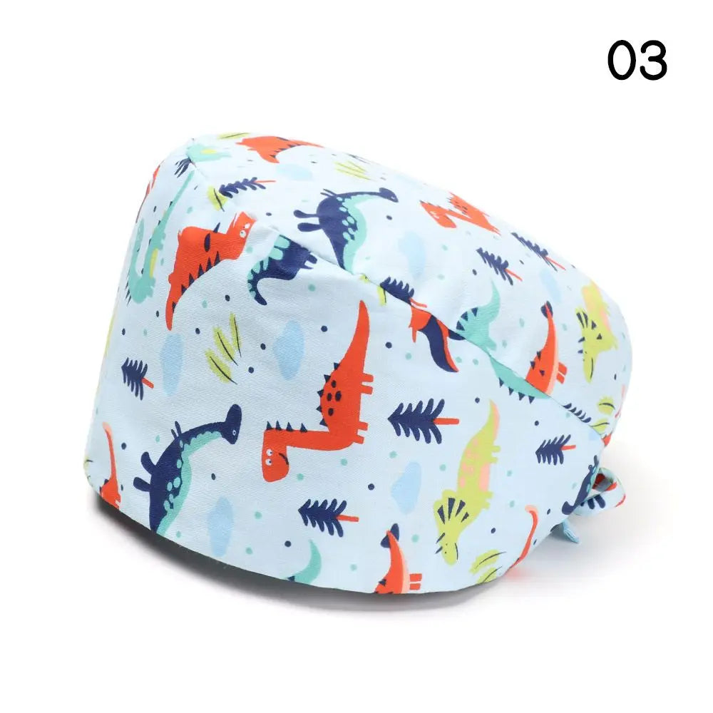 Lisslune | Adjustable surgical cap with ponytail holder and buttons