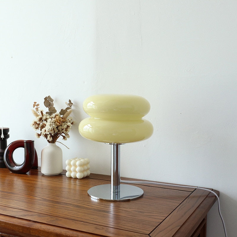 Lisslune | Macaron Glass Retro-Modern Dimming Lamp