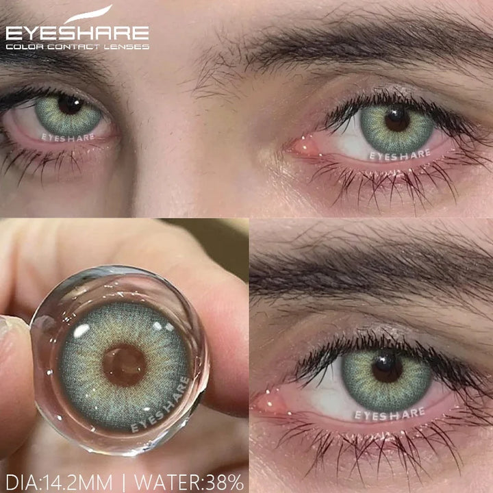Rynx | 1pair color contact lenses gray color contacts for eye fashion blue eye lenses annual green eye contacts black lenses